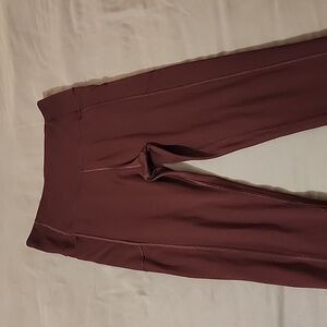 Victoria's Secret Maroon leggings.  Has pockets. Size medium. Regular length